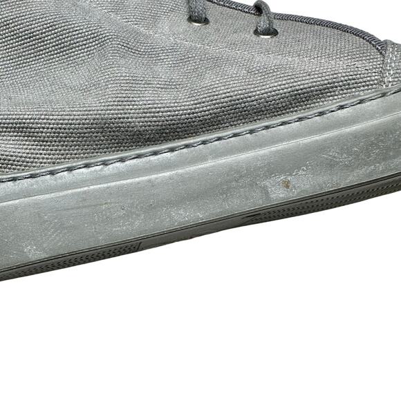 Common Projects | Men | Gray Canvas Lace Up Hi-Top Safari Boots | EU 43 US 10 - Picture 14 of 16